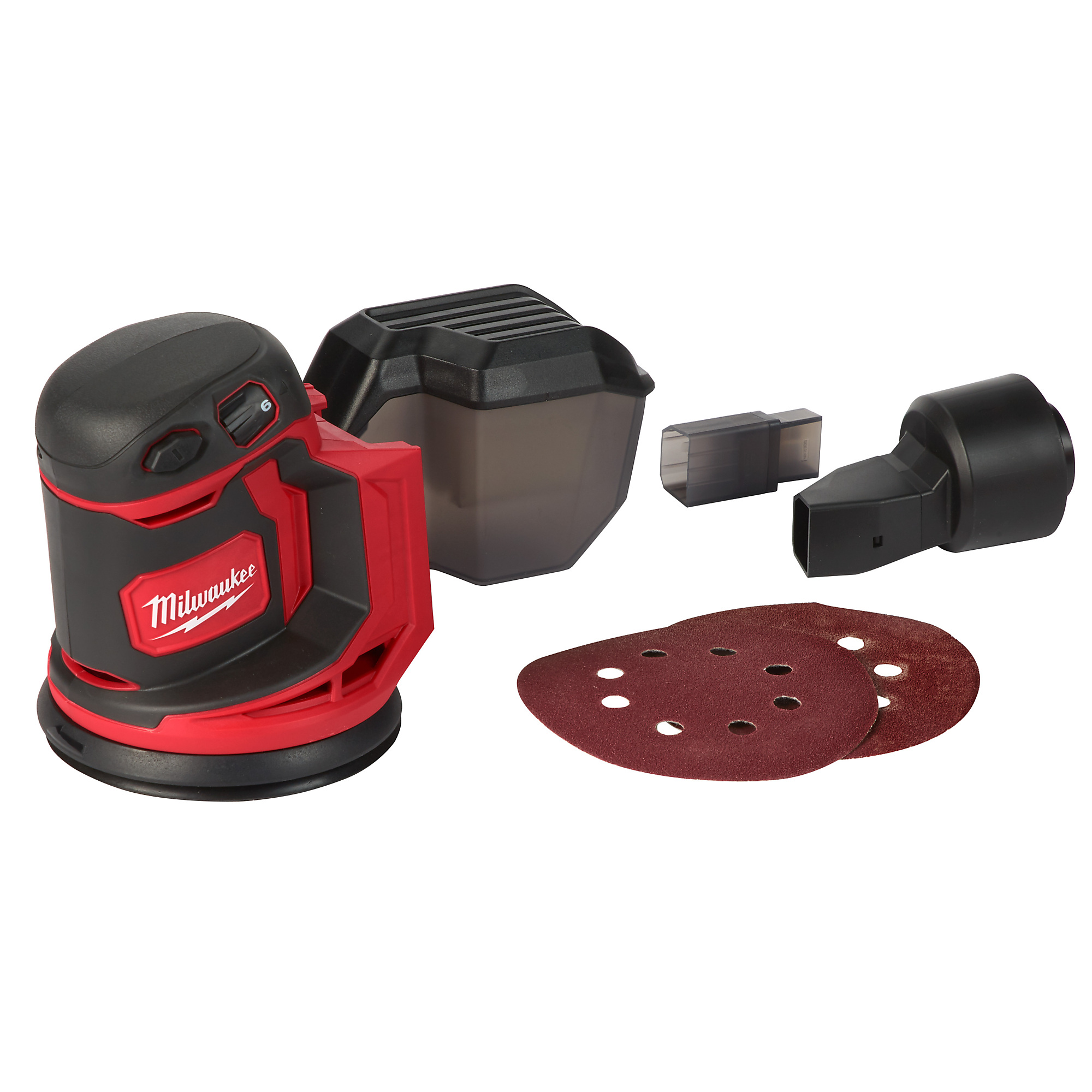 Milwaukee M18 Random Orbital Sander, Tool Only, 5in., 12,000 OPM, Model# 2648-20